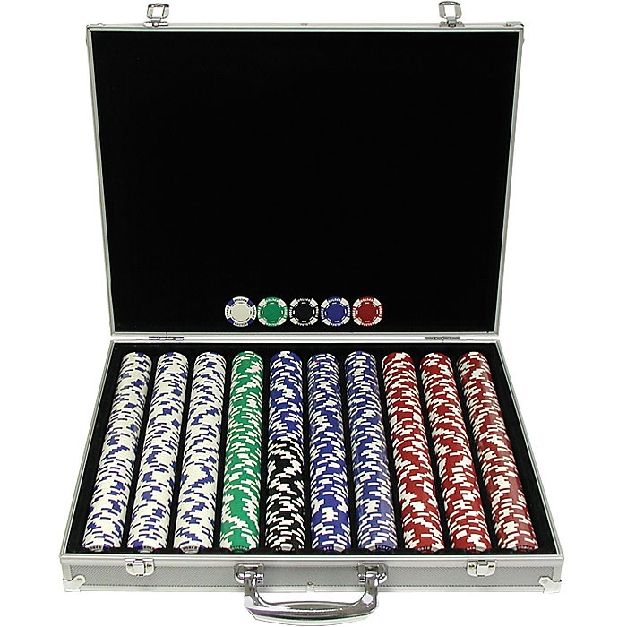 Texas Holdem Poker Chips Set Up